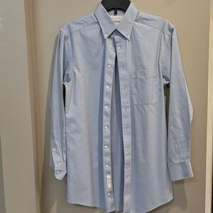 Roundtree & Yorke Light Blue Button-Front Dress Shirt Size 14.5 / 32